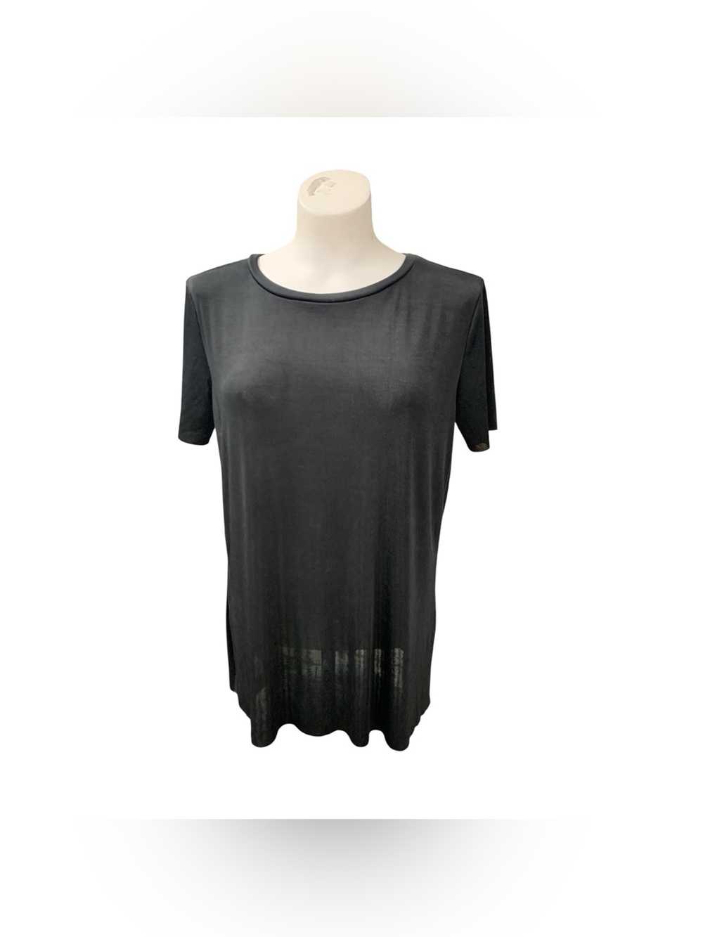 Anti Star Everyday Relaxed Crew Neck Short Sleeve Top - Black Size L